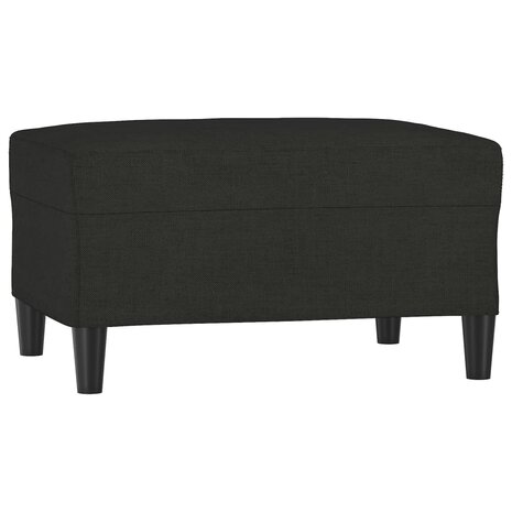 Voetenbank 70x55x41 cm stof zwart 2