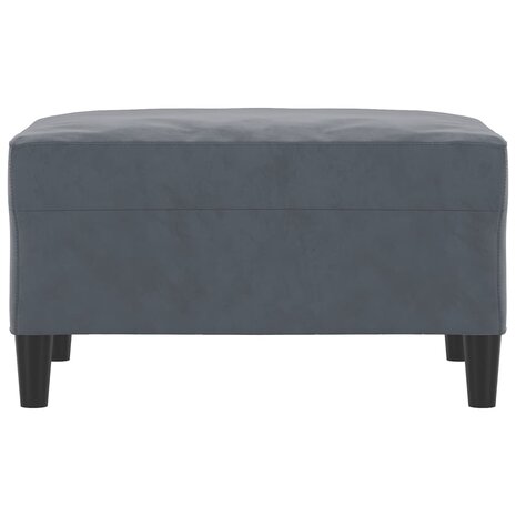 Voetenbank 70x55x41 cm fluweel donkergrijs 3