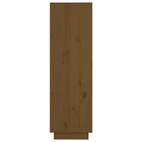 Hoge kast 37x34x110 cm massief grenenhout honingbruin 6