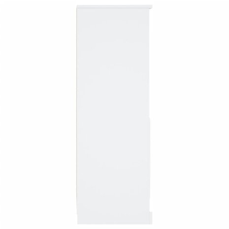 Hoge kast 36,35,5x103,5 cm bewerkt hout wit 7
