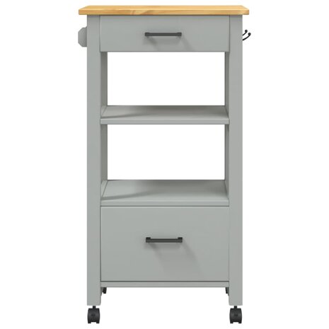 Keukentrolley MONZA 48x40x90 cm massief grenenhout 5