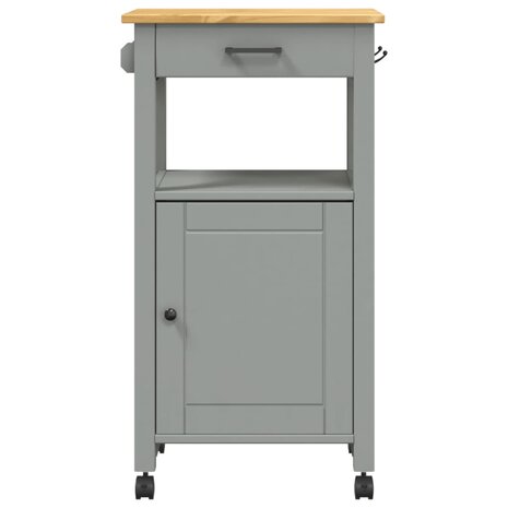 Keukentrolley MONZA 48x40x90 cm massief grenenhout 5