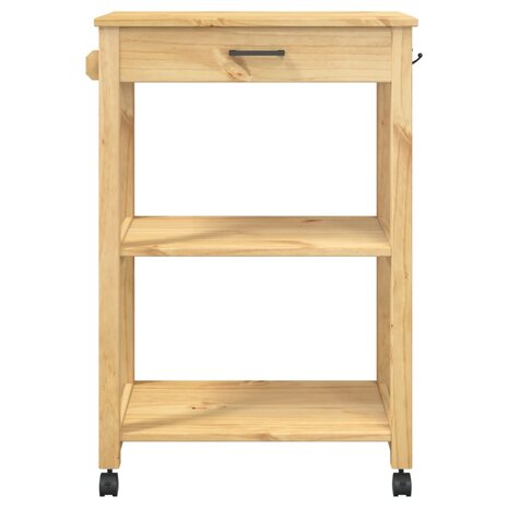 Keukentrolley MONZA 60x40x90 cm massief grenenhout 5