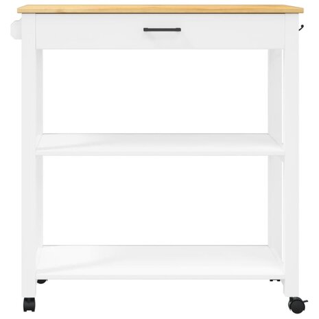 Keukentrolley MONZA 84x40x90 cm massief grenenhout 5