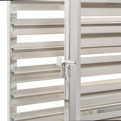 Keukentrolley 16-laags 38x55x163 cm roestvrij staal 4