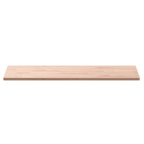 Tafelblad rechthoekig 80x40x1,5 cm massief beukenhout 4