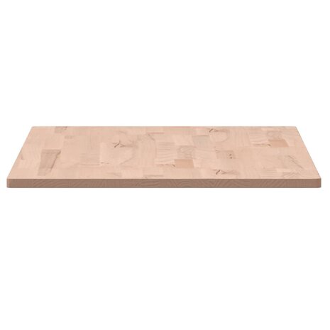 Tafelblad rechthoekig 80x40x1,5 cm massief beukenhout 5