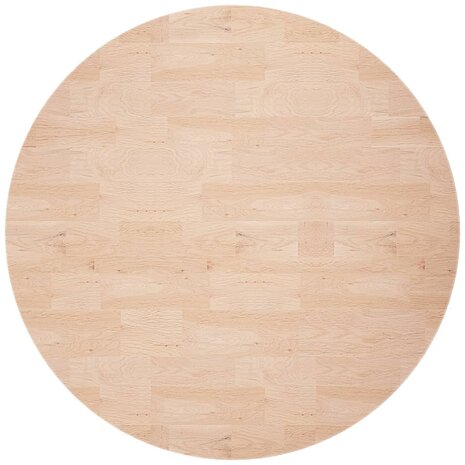 Tafelblad rond Ø80x4 cm onbehandeld massief eikenhout 2