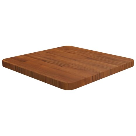Tafelblad vierkant 40x40x2,5cm behandeld eiken donkerbruin 1