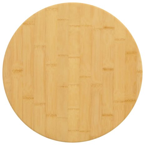 Tafelblad Ø 40x2,5 cm bamboe 1