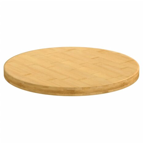 Tafelblad Ø 40x2,5 cm bamboe 2