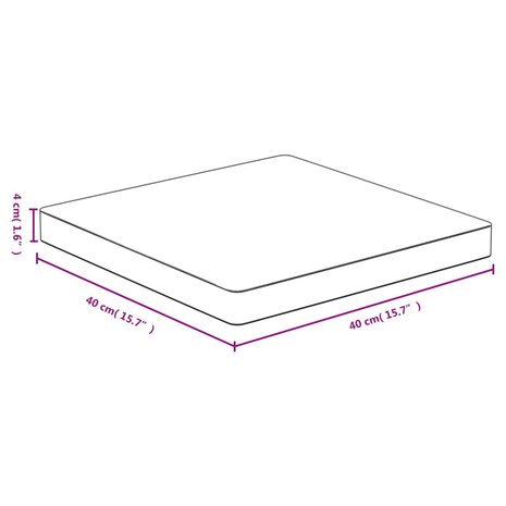 Tafelblad 40x40x4 cm bamboe 4