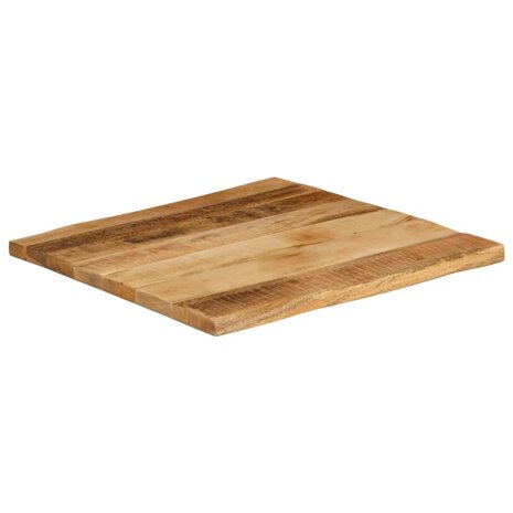 Tafelblad met natuurlijke rand 40x40x2,5 cm massief mangohout 2