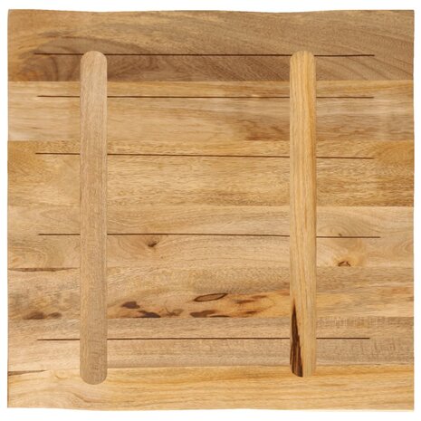Tafelblad met natuurlijke rand 40x40x2,5 cm massief mangohout 5