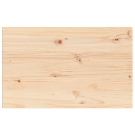 Tafelblad rechthoekig 80x50x1,7 cm massief grenenhout 2