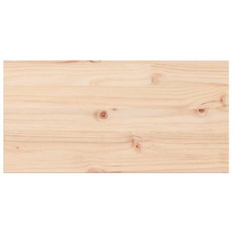 Tafelbladen 2 st rechthoekig 80x40x1,7 cm massief grenenhout 3