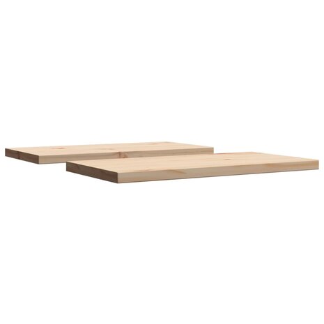 Tafelbladen 2 st rechthoekig 60x30x2,5 cm massief grenenhout 5