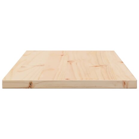 Tafelblad rechthoekig 90x40x2,5 cm massief grenenhout 6