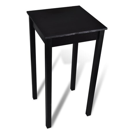 Bartafel met 2 barkrukken zwart 3
