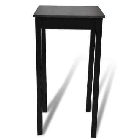 Bartafel met 2 barkrukken zwart 4