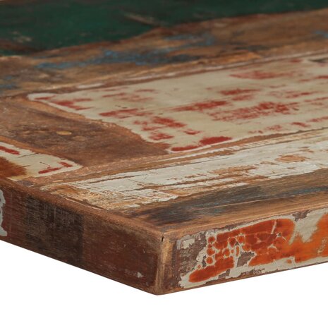 3-delige Barset massief gerecycled hout meerkleurig 4
