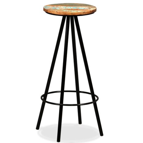 Barset massief gerecycled hout 3-delig 5