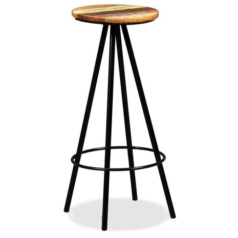 Barset massief gerecycled hout 3-delig 6