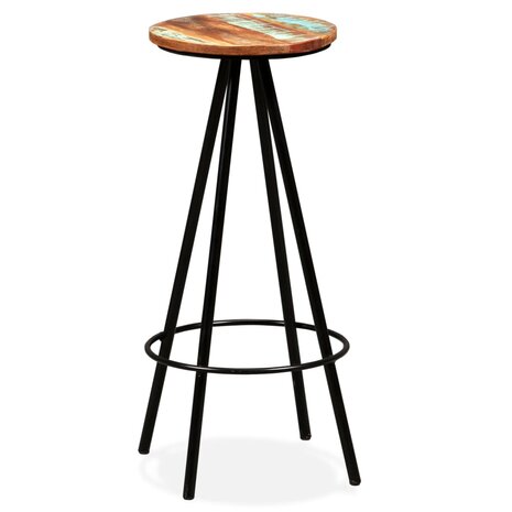 Barset massief gerecycled hout 3-delig 7