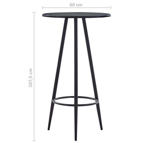 5-delige Barset kunststof zwart 11