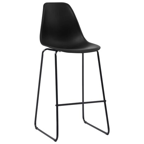 3-delige Barset kunststof zwart 6