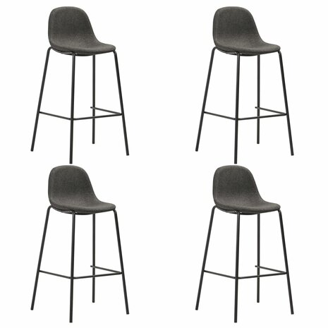 5-delige Barset stof donkergrijs 6