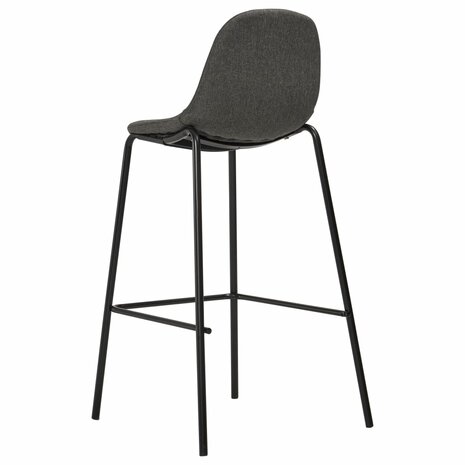 3-delige Barset stof donkergrijs 6