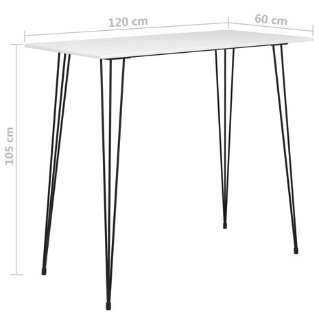 5-delige Barset wit 12