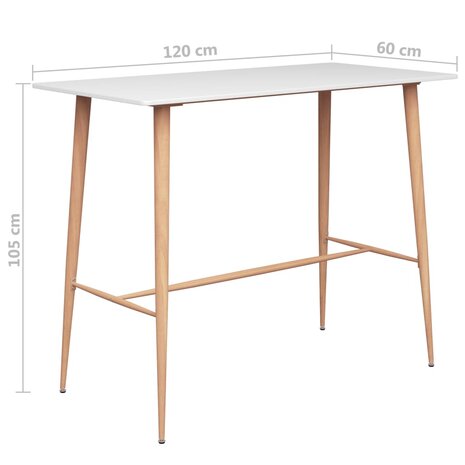 5-delige Barset wit 12