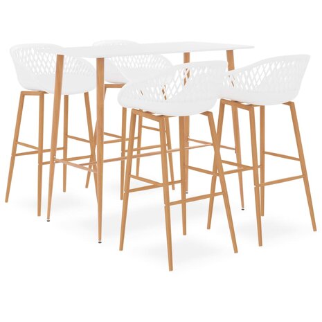 5-delige Barset wit 1