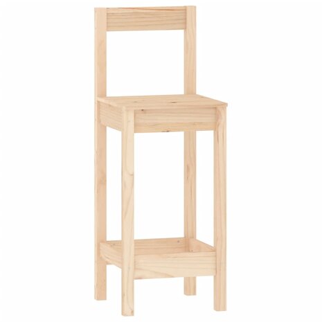 3-delige Barset massief grenenhout 6