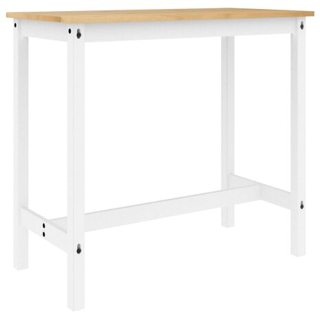 5-delige Barset massief grenenhout wit 12