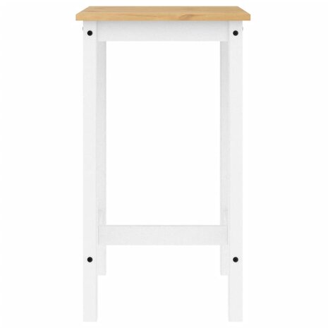 3-delige Barset massief grenenhout wit 10