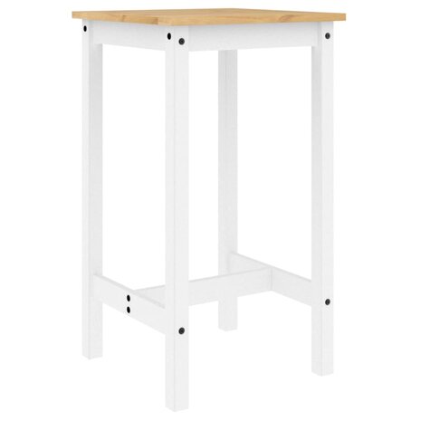 3-delige Barset massief grenenhout wit 12
