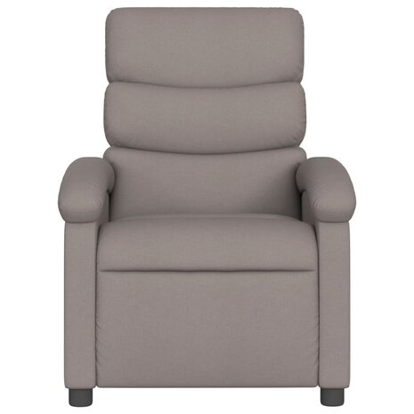 Massagestoel verstelbaar stof taupe 4