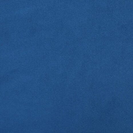 Relaxstoel fluweel blauw 6