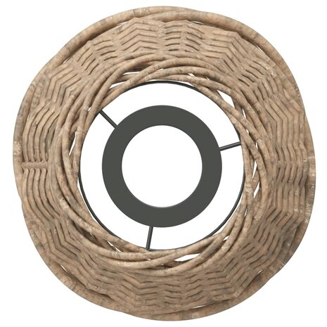 Plafondlampenkap Ø15x12 cm wicker bruin 5