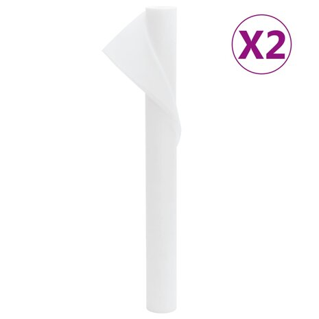 Vliesdoek voor planten 2 rollen 70 g/m² 10x1,6 m 1