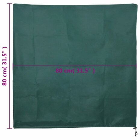 Plantenhoezen met trekkoord 8 st 70 g/m² 0,8x0,8 m 9