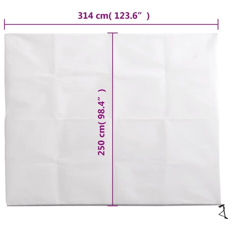 Plantenhoezen met ritssluiting 10 st 70 g/m² 3,14x2,5 m 10