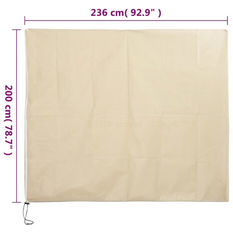 Plantenhoezen met ritssluiting 10 st 70 g/m² 2,36x2 m 10