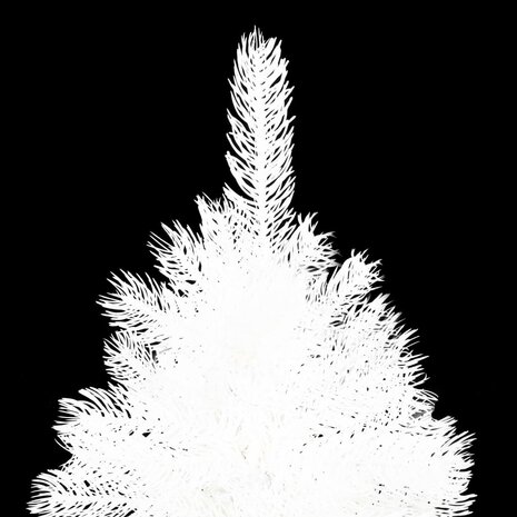 Kunstkerstboom met levensechte naalden 120 cm wit 3