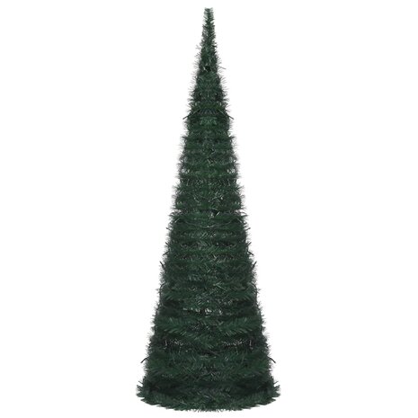 Kunstkerstboom met verlichting pop-up 180 cm groen 2