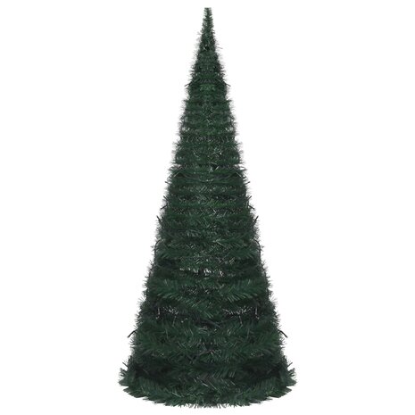 Kunstkerstboom met verlichting pop-up 210 cm groen 2