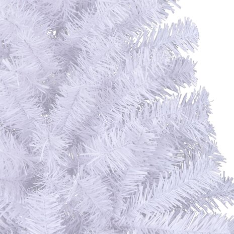 Kunstkerstboom met standaard half 240 cm PVC groen 6